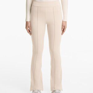 NWT - High rise warm 80cm flare trousers with crease